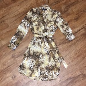 Jones New York button up shirt dress